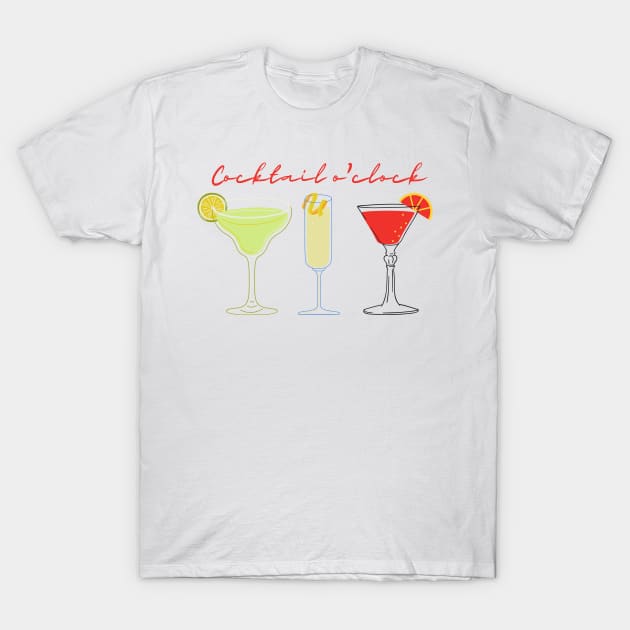 Summer Cocktails T-Shirt by jeune98